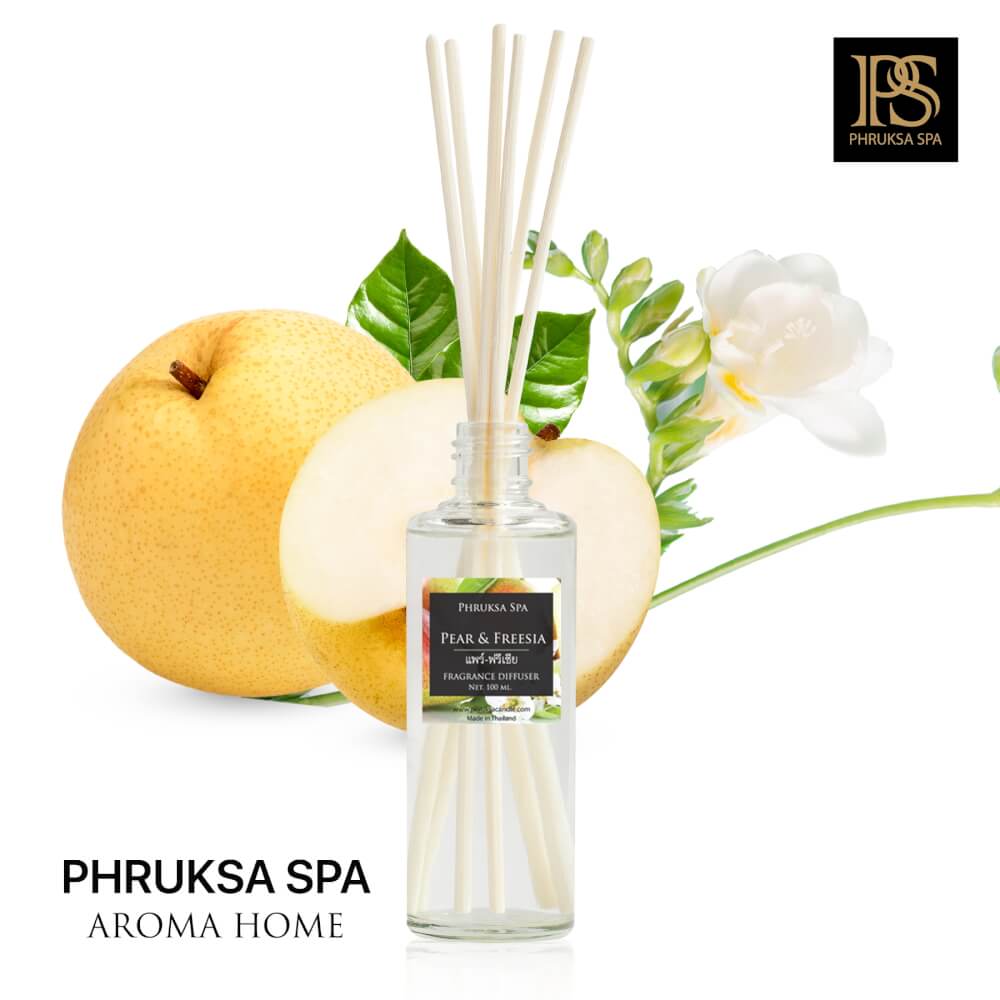ก้านไม้หอมปรับอากาศ รีฟิล ขนาด 100 มล. กลิ่น Pear&Freesia