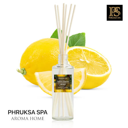 ก้านไม้หอมปรับอากาศ รีฟิล ขนาด 100 มล. กลิ่น Fresh Lemon_0