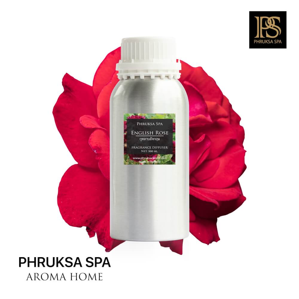ก้านไม้หอมปรับอากาศ รีฟิล ขนาด 500 มล. กลิ่น English Rose