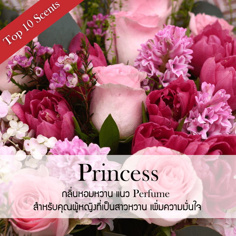 ก้านไม้หอมปรับอากาศ รีฟิล ขนาด 100 มล. กลิ่น Princess