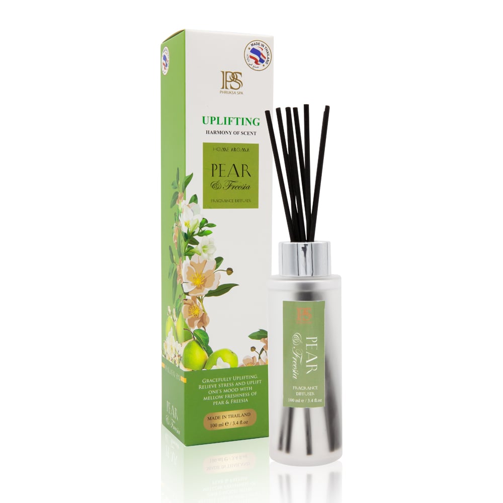 ก้านไม้หอมปรับอากาศ PHRUKSA SPA  ขนาด 100 มล.  กลิ่นแพร์ ฟรีเซีย_0