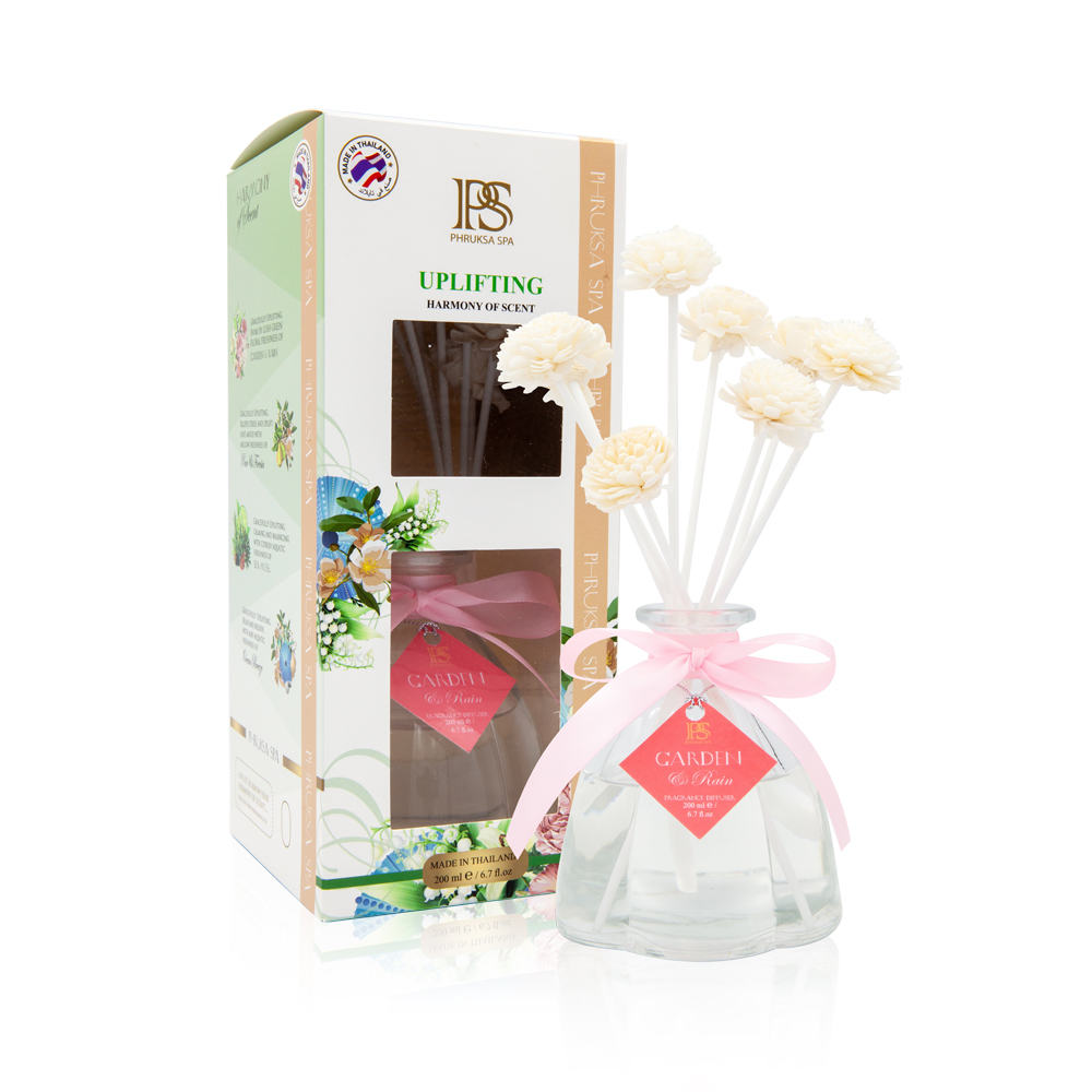 ก้านไม้หอมปรับอากาศ PHRUKSA SPA  ขนาด 200 มล.  กลิ่นสวนดอกไม้_0