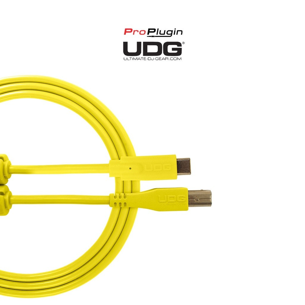 สาย UDG Ultimate Audio Cable USB 2.0 (USB C to USB B) ความยาว 1.5 เมตร สีเหลือง_1