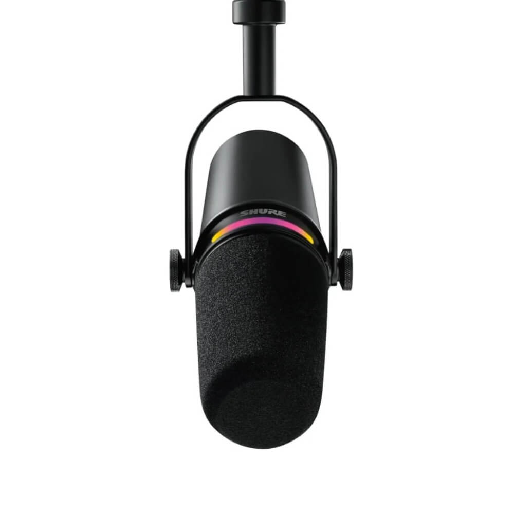 ไมโครโฟนพอดแคสต์ บันทึกเสียง Shure MV7+ (สีดำ)
