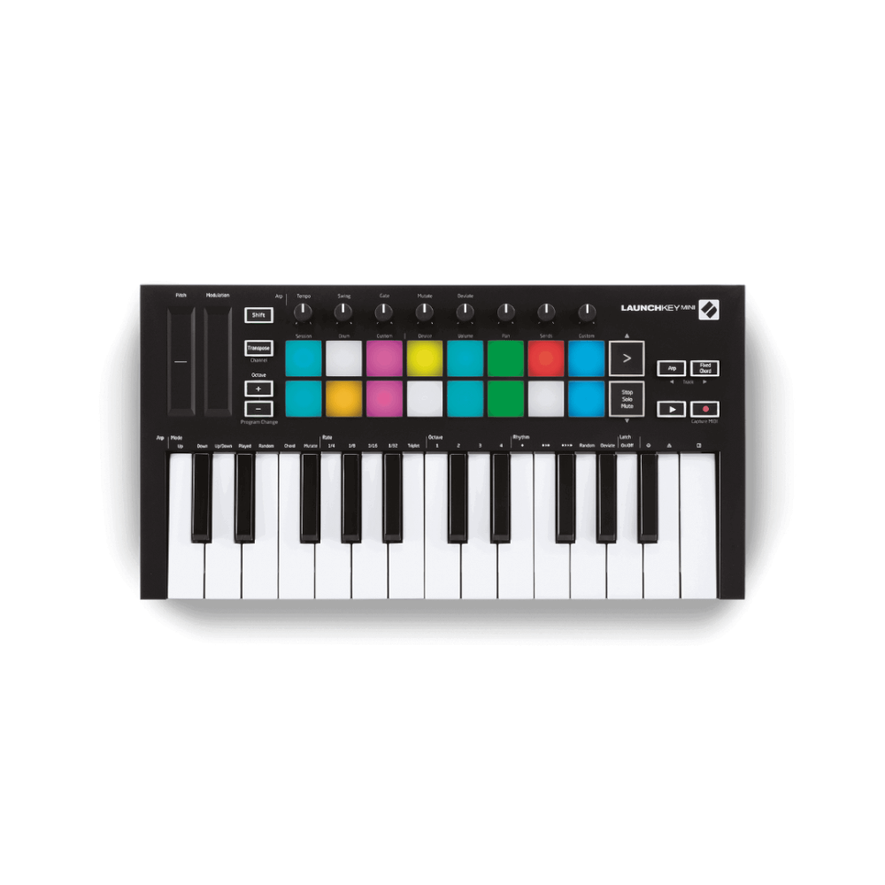 มิดี้คอนโทรลเลอร์ Novation LaunchKey Mini MK3 คีย์บอร์ด 25 คีย์ (ไซส์มินิ) _0