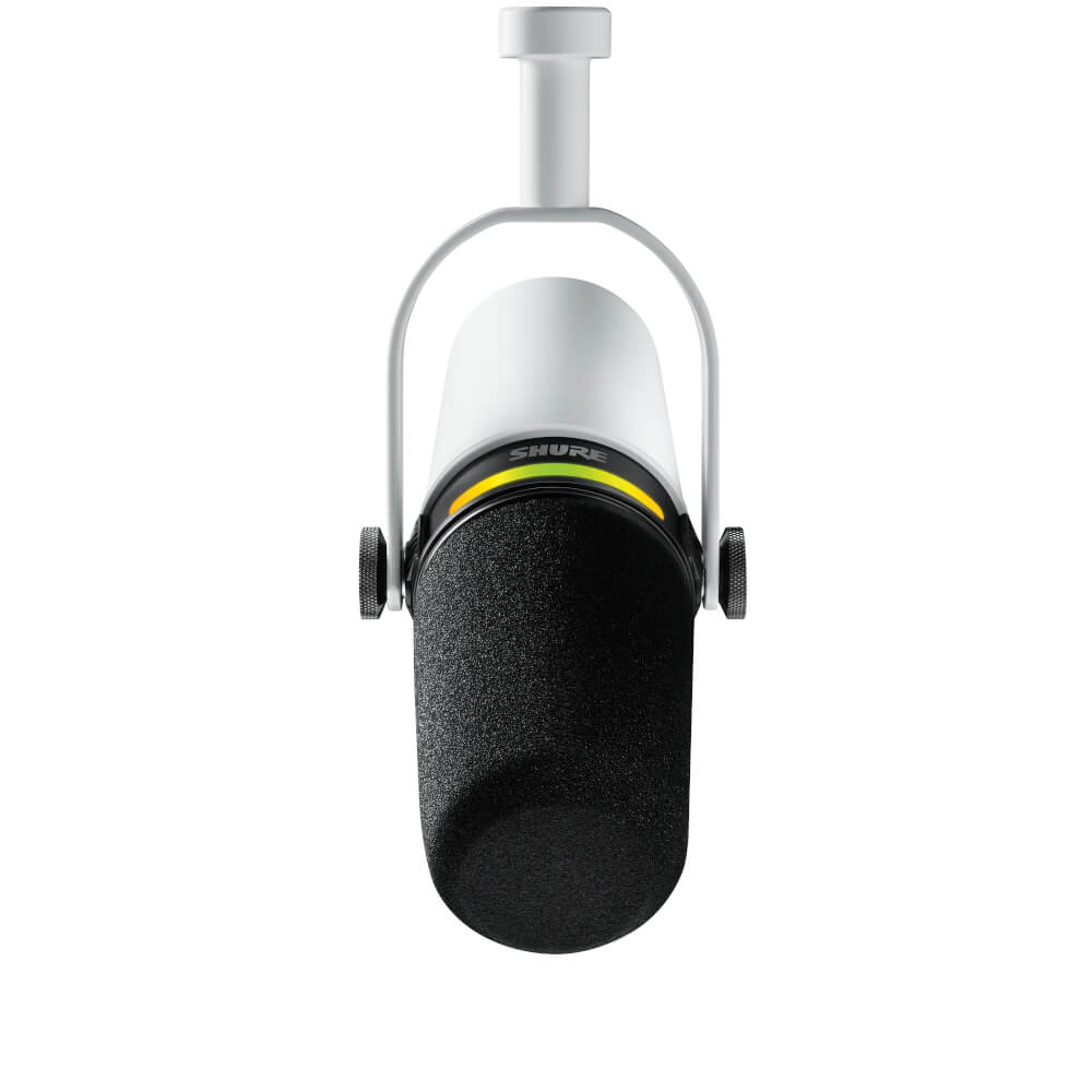 ไมโครโฟนพอดแคสต์ บันทึกเสียง Shure MV7+ (สีขาว)