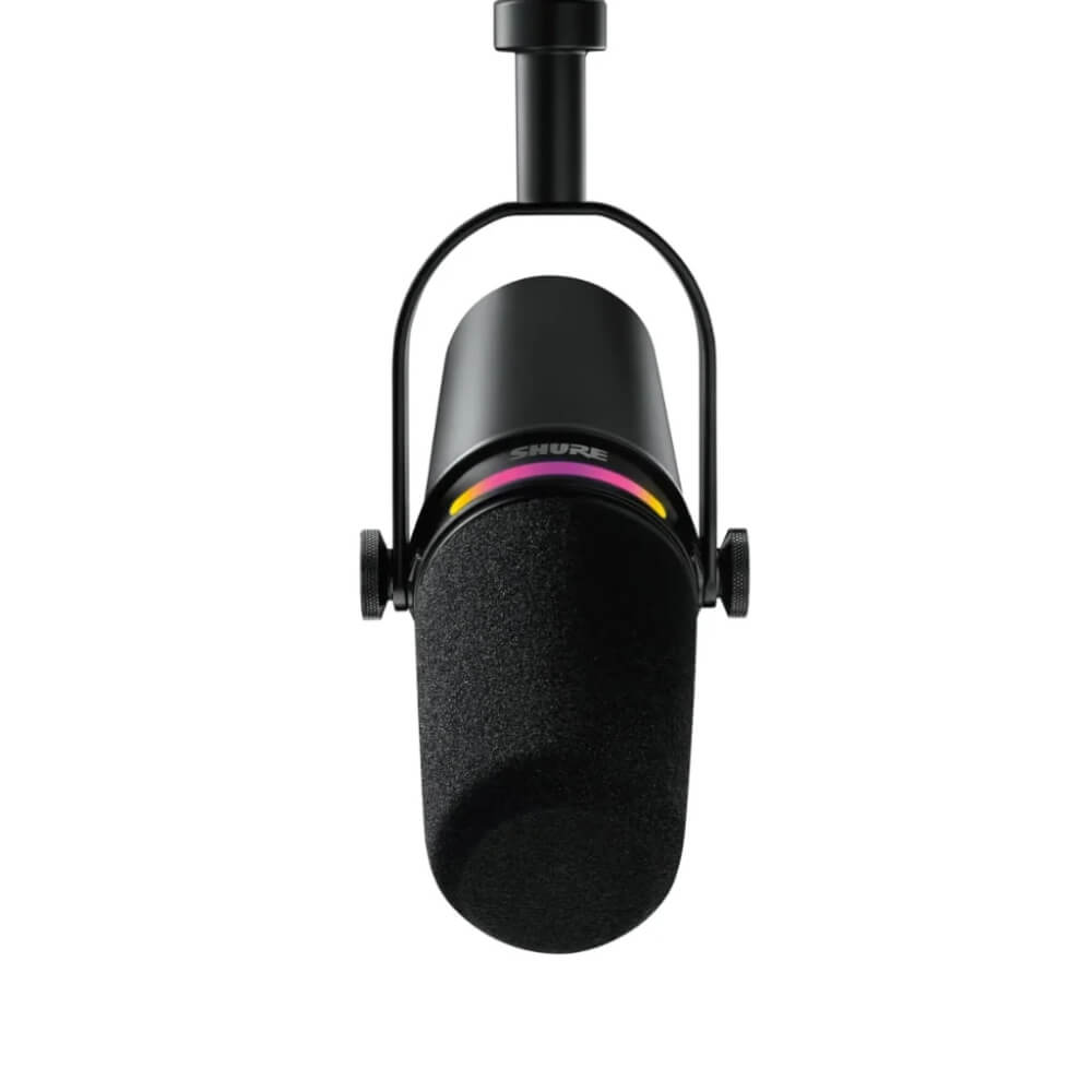 ไมโครโฟนพอดแคสต์ บันทึกเสียง Shure MV7+ (สีดำ)