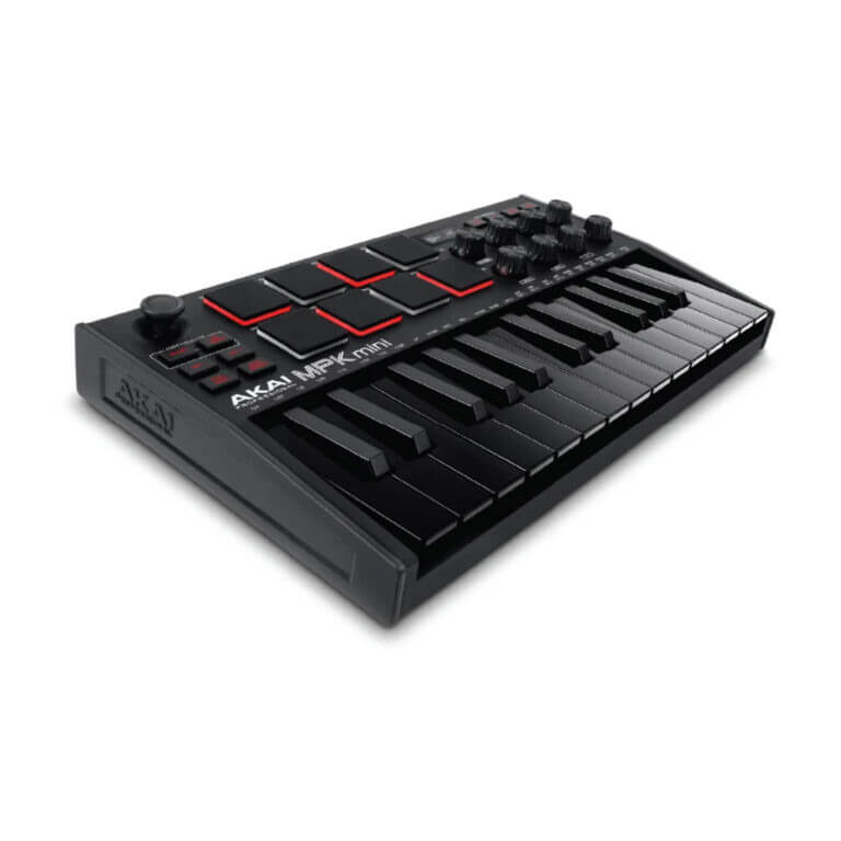 มิดี้คอนโทรลเลอร์ AKAI MPK MINI MK3  คีย์บอร์ด 25 คีย์ (สีดำ)