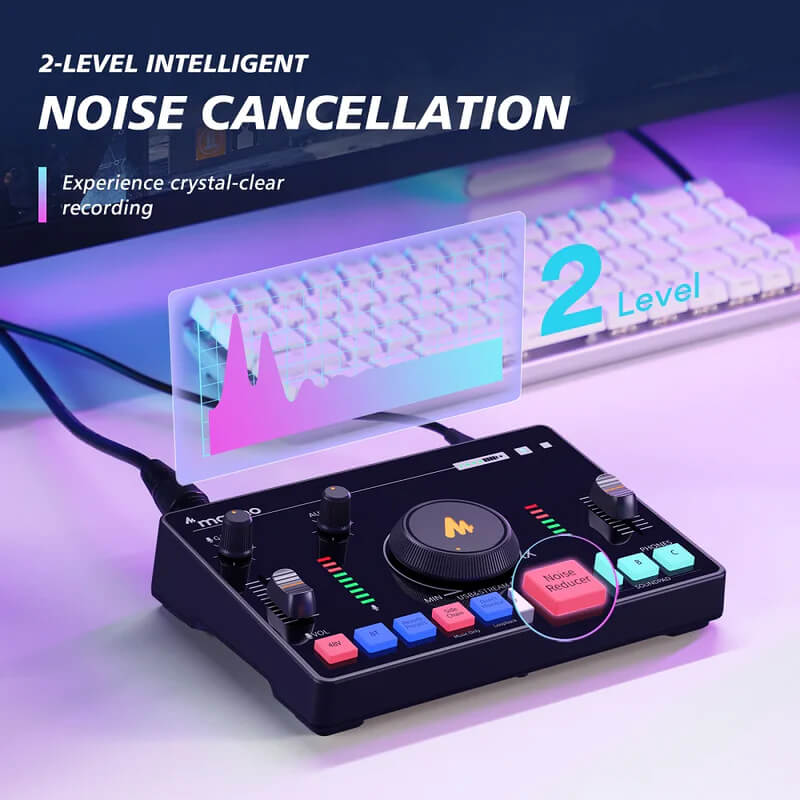 สตูดิโอสตรีมมิ่ง Maonocaster AMC2 NEO - สีดำ
