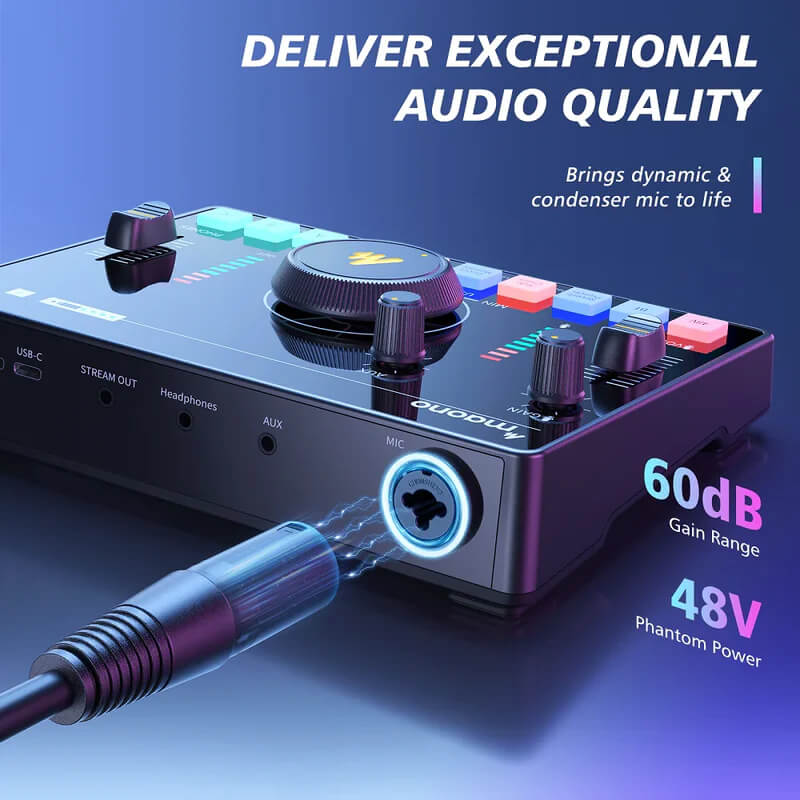 สตูดิโอสตรีมมิ่ง Maonocaster AMC2 NEO - สีดำ
