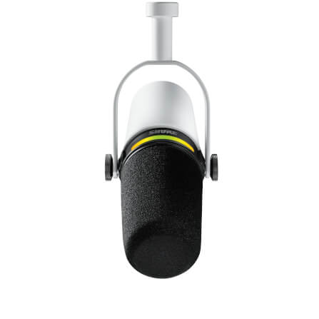 ไมโครโฟนพอดแคสต์ บันทึกเสียง Shure MV7+ (สีขาว)_1