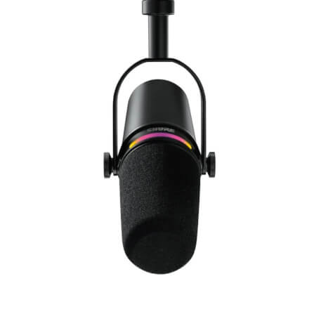 ไมโครโฟนพอดแคสต์ บันทึกเสียง Shure MV7+ (สีดำ)_1