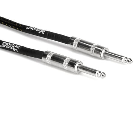 สายกีต้าร์ HOSA (3GT-18C4) หัวเเบบ Straigh ความยาว 18 ฟุต  สี (ดำ/ทอง)_1