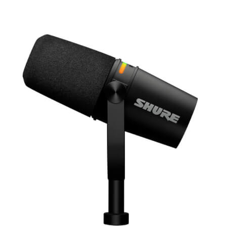 ไมโครโฟนพอดแคสต์ บันทึกเสียง Shure MV7+ (สีดำ)_2
