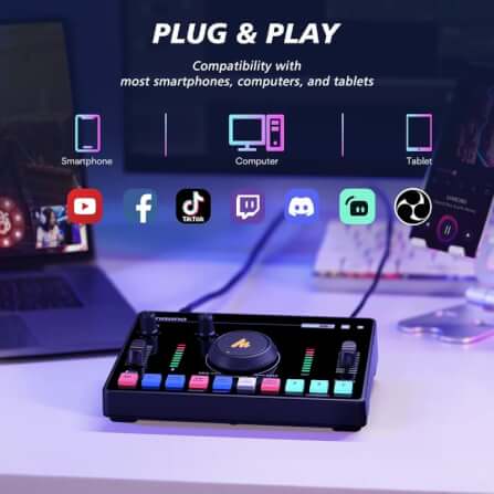 สตูดิโอสตรีมมิ่ง Maonocaster AMC2 NEO - สีดำ_5