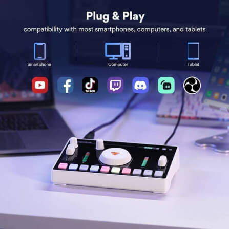 สตูดิโอสตรีมมิ่ง Maonocaster AMC2 NEO - สีขาว_5