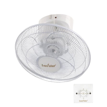 พัดลมโคจร 16 นิ้ว เลิฟสตาร์ รุ่น 1671 สีขาว_1