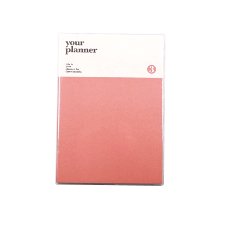 สมุดแพลนเนอร์ 3 เดือน ROPAMODA สีชมพู_0