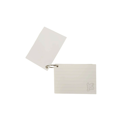 สมุดโน๊ตเกาหลี ROPAMODA X ROMANE RING MEMO สีครีม_3