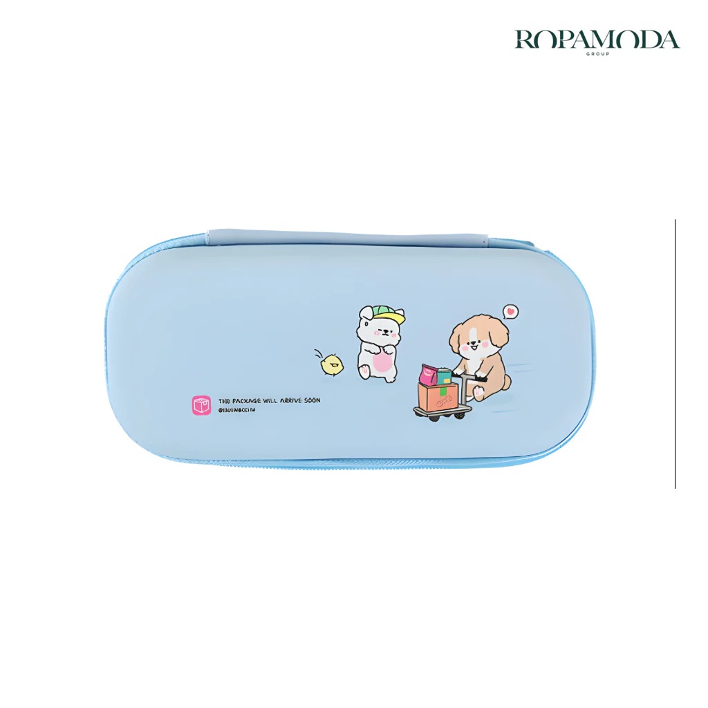 กล่องดินสอ แบบแข็ง ROPAMODA รุ่น SSNCC3-250-06 วัสดุ EVA ขนาด 22X11X4.5 ซม. สีฟ้า_0