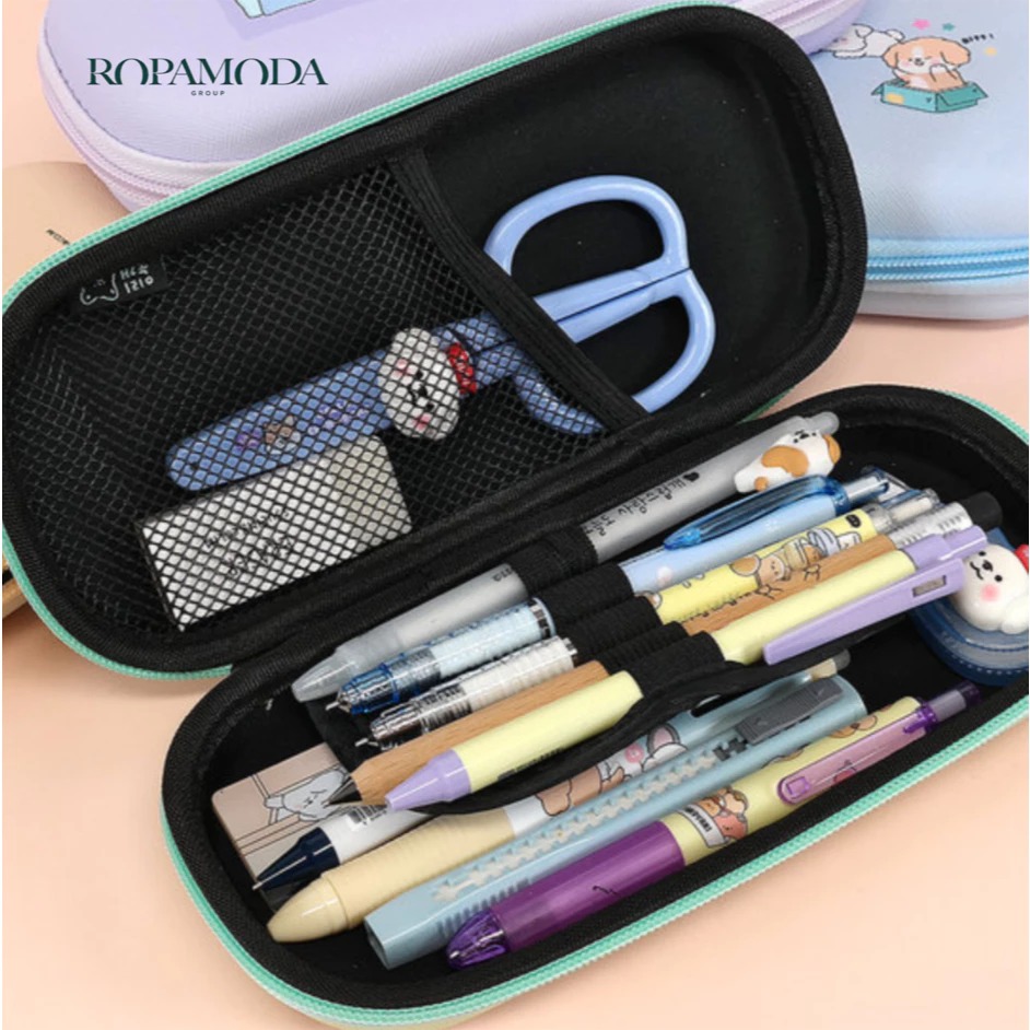 กล่องดินสอ แบบแข็ง ROPAMODA รุ่น SSNCC3-250-06 วัสดุ EVA ขนาด 22X11X4.5 ซม. สีเขียว_3