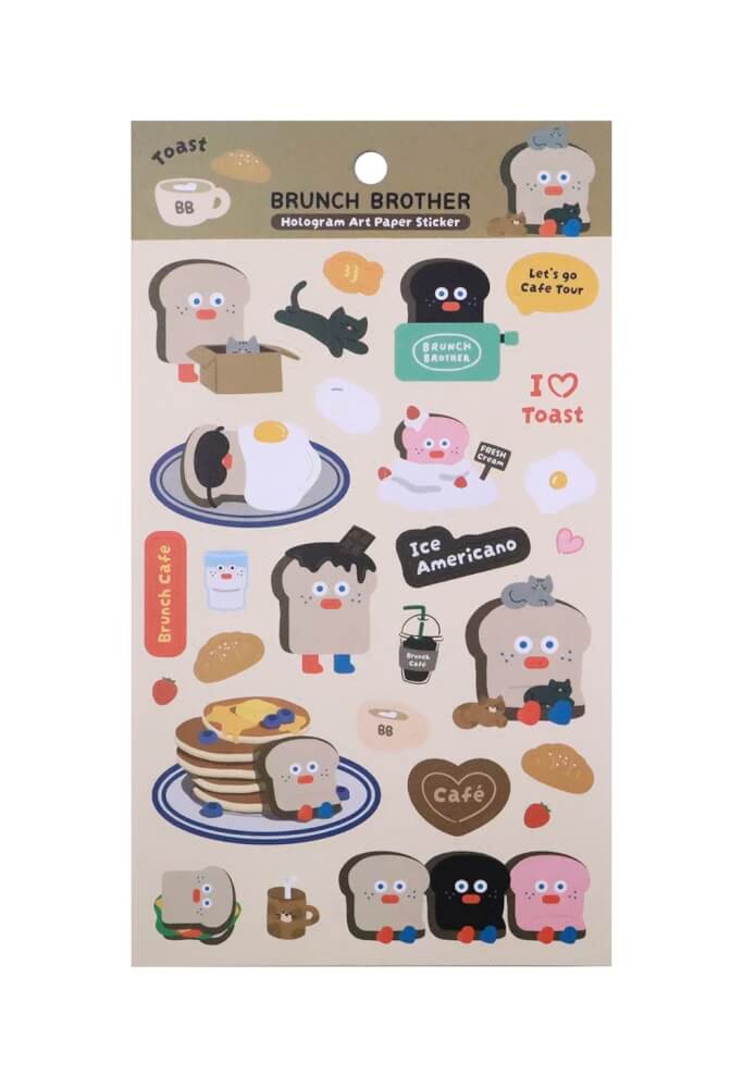 สติ๊กเกอร์ Ropamoda x Romane Hologram art paper sticker