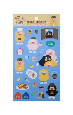 สติ๊กเกอร์ Ropamoda x Romane Hologram art paper sticker Duck_1