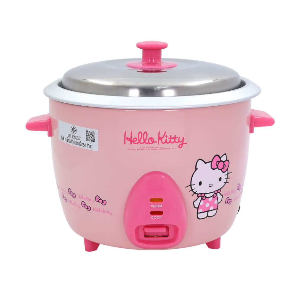 หม้อหุงข้าว HELLO KITTY KASHIWA รุ่น RC-818 ขนาด 1.8 ลิตร สีชมพู