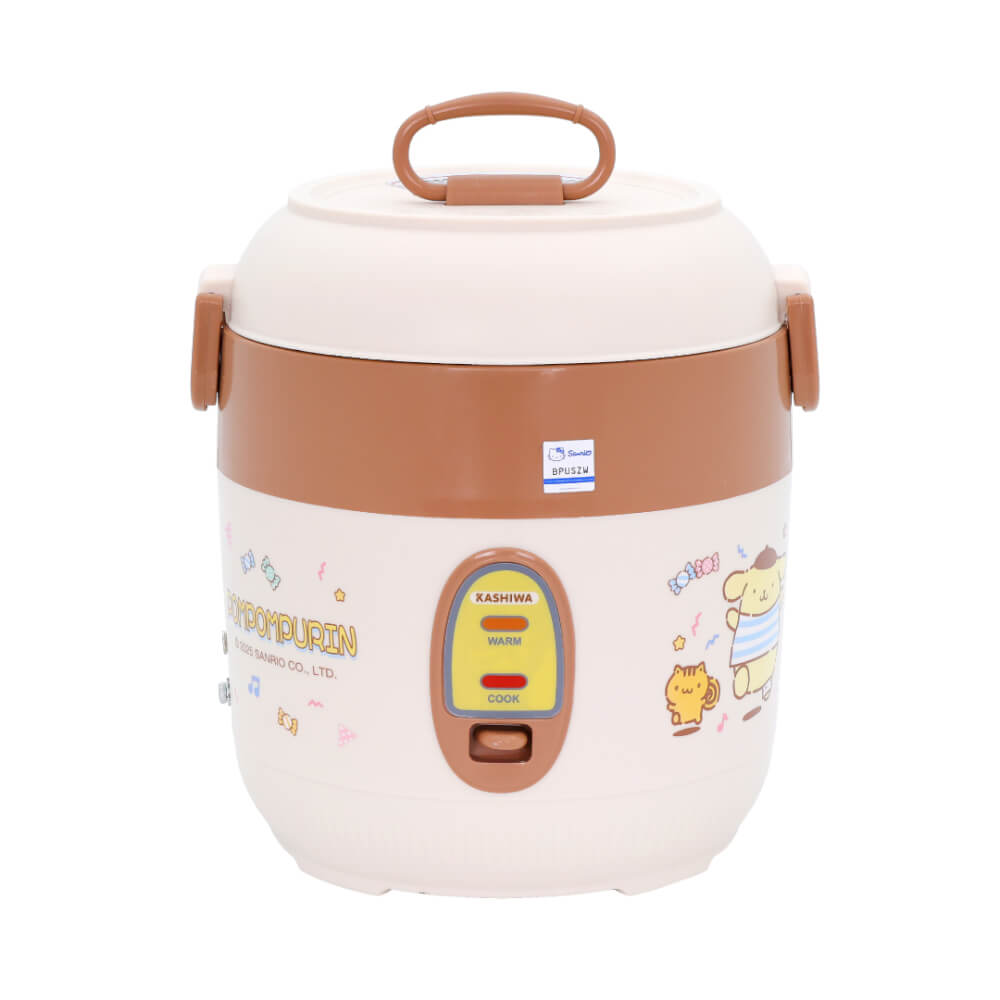 หม้อหุงข้าว KASHIWA รุ่น RC-067 ขนาด 0.6 ลิตร ลาย POMPOMPURIN สีน้ำตาล