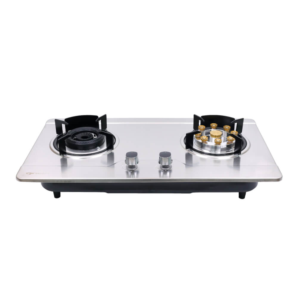 เตาแก๊สตั้งโต๊ะ OXYGEN รุ่น Q-5006 สีเงิน