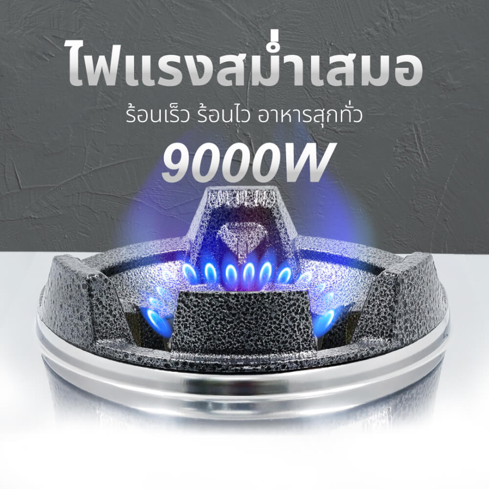 เตาแก๊สตั้งโต๊ะ KASHIWA รุ่น K-1008 สีเงิน