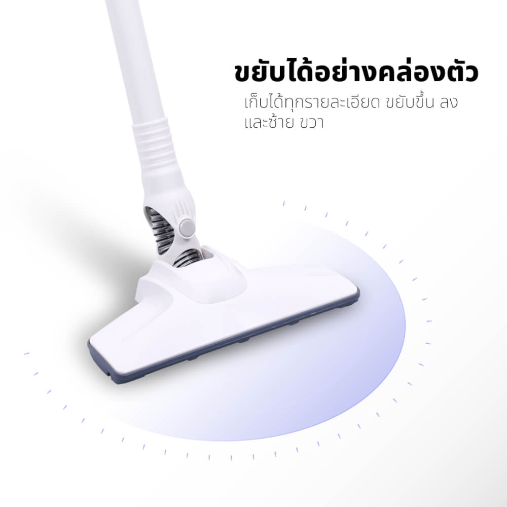 เครื่องดูดฝุ่นแบบด้ามจับ KASHIWAรุ่น KW-904 สีขาว