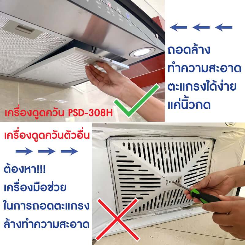 ชุดเซต เครื่องดูดควัน + เตาแก๊ส 2หัว KASHIWA PSD-308H + X-2400 + ชุดหัวปรับแรงดันต่ำ