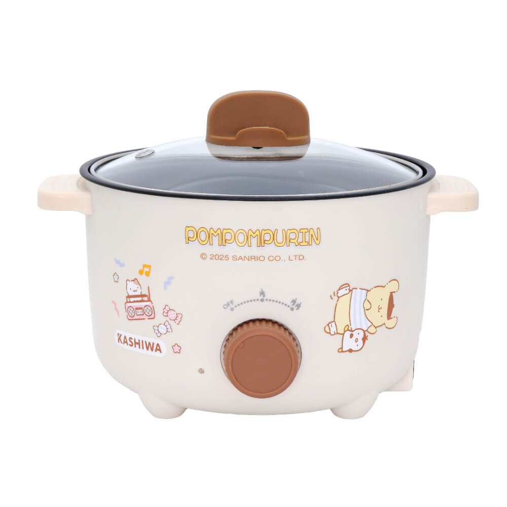 หม้ออเนกประสงค์ KASHIWA รุ่น KW-132 ขนาด 1.3 ลิตร ลาย POMPOMPURIN สีครีม_5