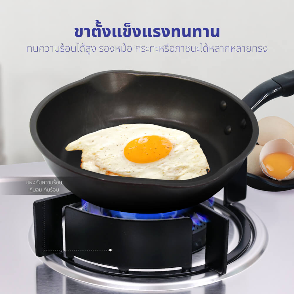 เตาแก๊สตั้งโต๊ะ OXYGEN รุ่น Q-5001 สีเงิน