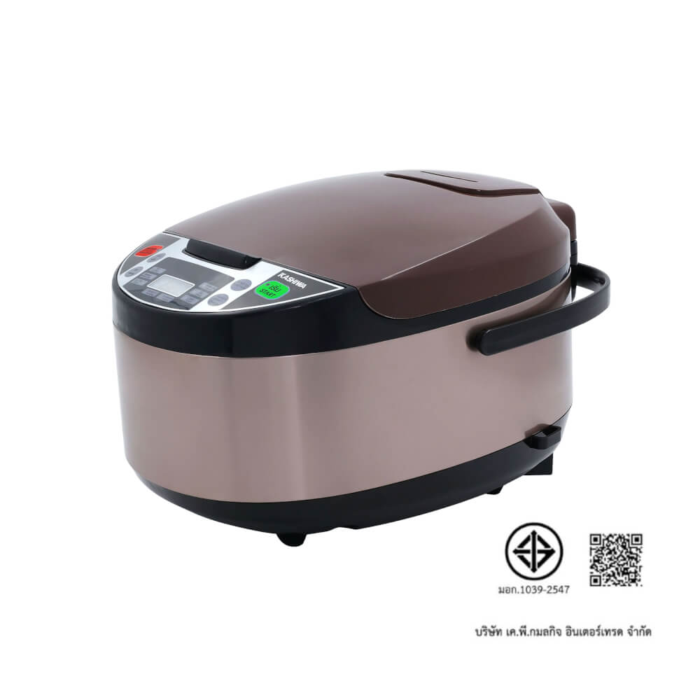 หม้อหุงข้าวดิจิตอล KASHIWA รุ่น RC-1802 ขนาด 1.8 ลิตร สีน้ำตาล