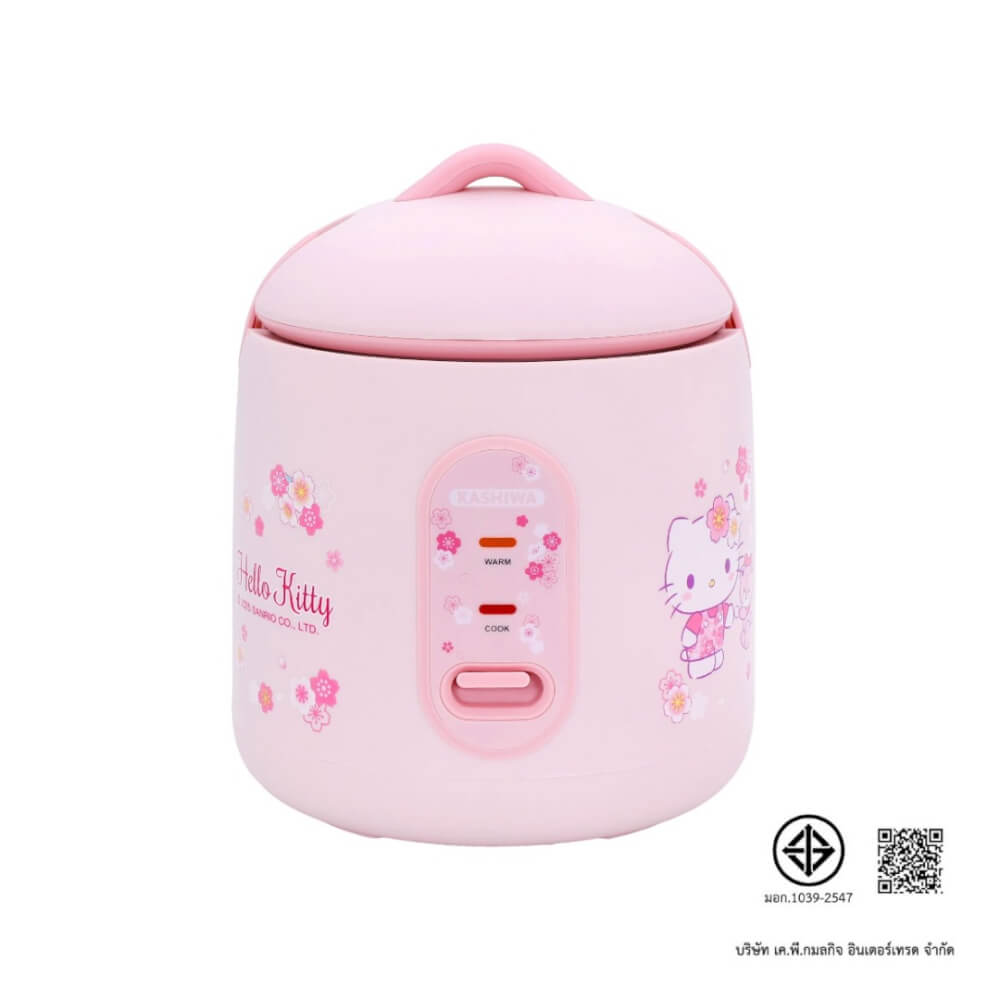 หม้อหุงข้าว KASHIWA รุ่น RC-066 ขนาด 0.6 ลิตร ลาย HELLO KITTY สีชมพู_11