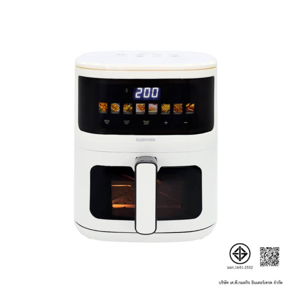 หม้อทอดไร้น้ำมัน KASHIWA รุ่น KW-820 ขนาด 5 ลิตร สีขาว_11