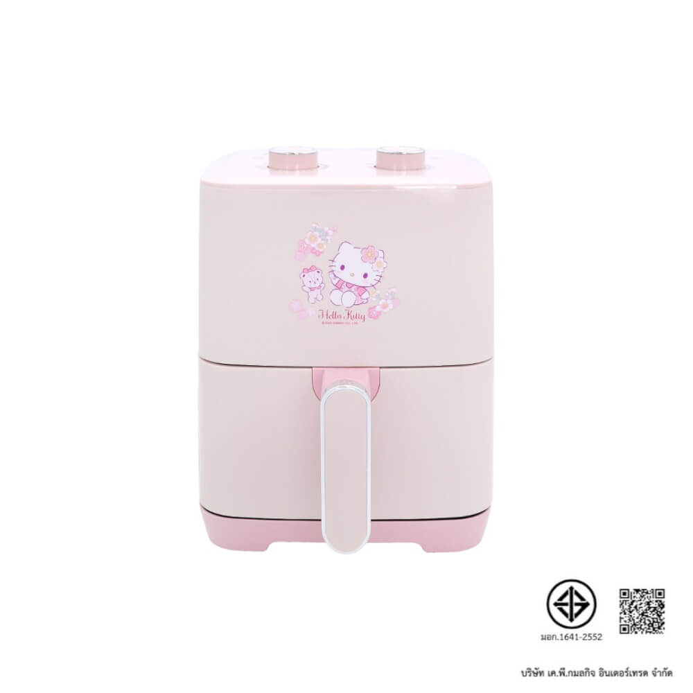 หม้อทอดไร้น้ำมัน KASHIWA รุ่น KW-820 ขนาด 4 ลิตร ลาย HELLO KITTY สีชมพู_11