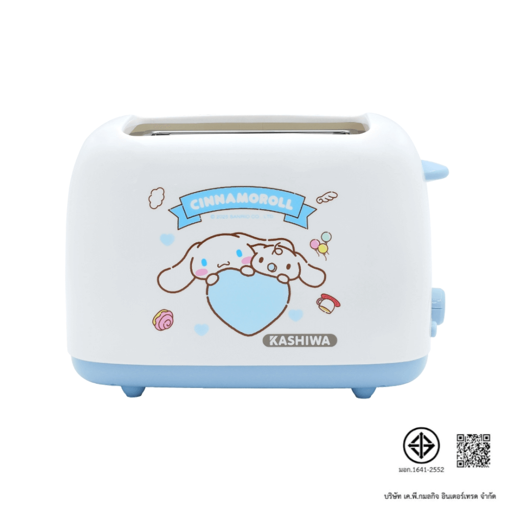 เครื่องปิ้งขนมปัง KASHIWA รุ่น YT-1001 ลาย CINNAMOROLL สีฟ้า_11