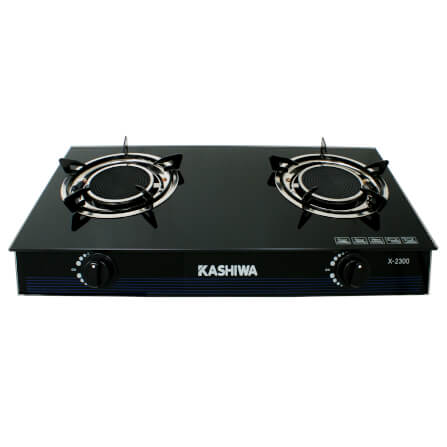 เตาแก๊สตั้งโต๊ะ KASHIWA รุ่น X-2300 สีดำ_0