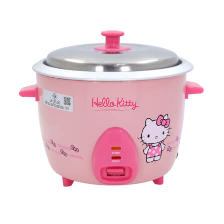 หม้อหุงข้าว HELLO KITTY KASHIWA รุ่น RC-818 ขนาด 1.8 ลิตร สีชมพู_0