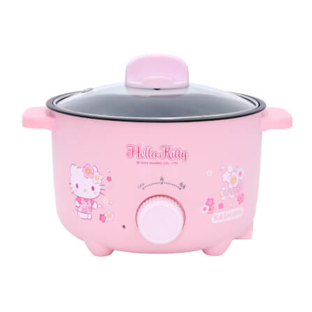 หม้ออเนกประสงค์ KASHIWA รุ่น KW-131 ขนาด 1.3 ลิตร ลาย HELLO KITTY สีชมพู_0