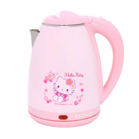 กาต้มน้ำไฟฟ้า KASHIWA รุ่น PCK-185 ลาย HELLO KITTY(2025) สีชมพู_0