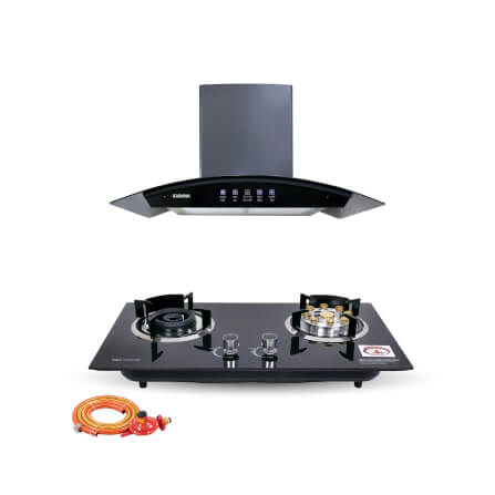 ชุดเซต เครื่องดูดควัน + เตาฝังแก๊ส 2 หัว KASHIWA PSD-309H+ X-5600 + ชุดหัวปรับแรงดันต่ำ_0