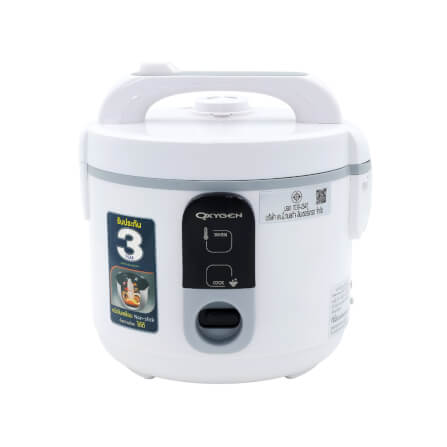 หม้อหุงข้าว OXYGEN รุ่น RC-152 ขนาด 1.5 ลิตร สีขาว_1