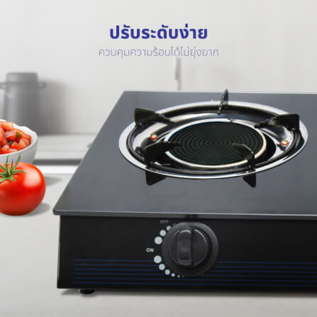 เตาแก๊สตั้งโต๊ะ KASHIWA รุ่น X-2300 สีดำ_3