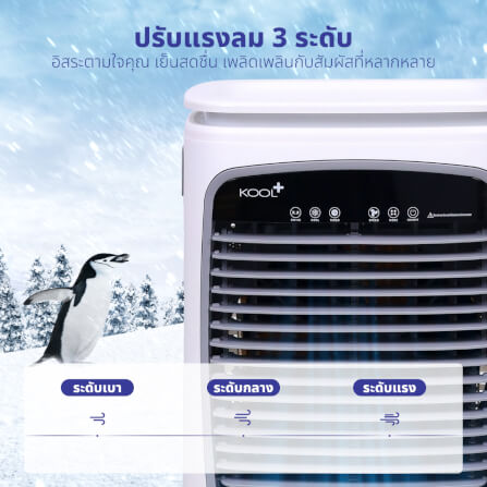 พัดลมไอเย็น KASHIWA รุ่น KOOL+AC-901 ขนาด 25 ลิตร สีขาว_3