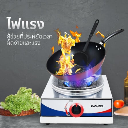 เตาแก๊สตั้งโต๊ะ KASHIWA รุ่น K-1008 สีเงิน_4