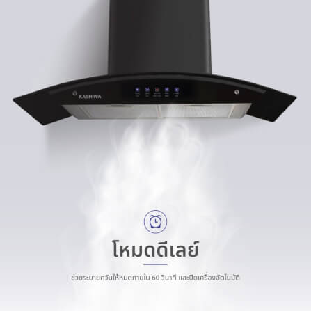 ชุดเซต เครื่องดูดควัน + เตาฝังแก๊ส 2 หัว KASHIWA PSD-309H+ X-5000 + ชุดหัวปรับแรงดันต่ำ_4